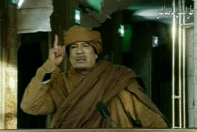 discurs gaddafi