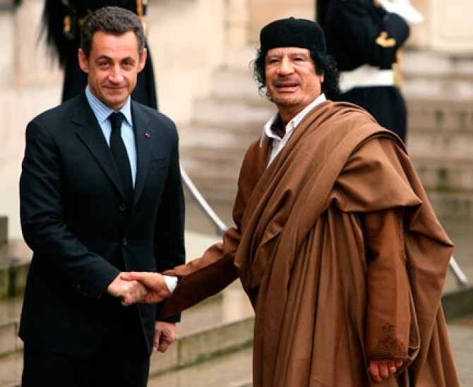 Sarkozy-Gaddafi
