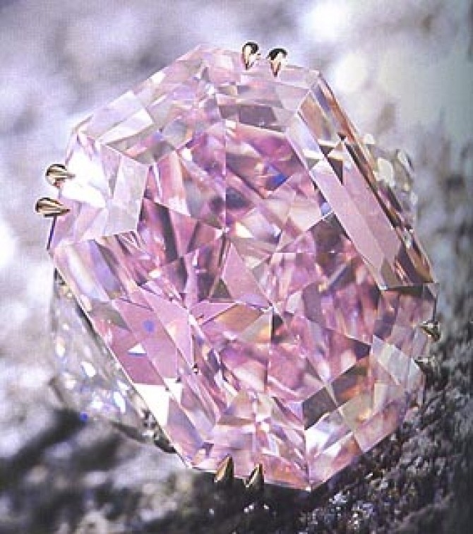 Ring with Pink Diamond