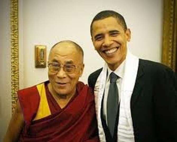 China a cerut anularea întâlnirii dintre Obama şi Dalai Lama