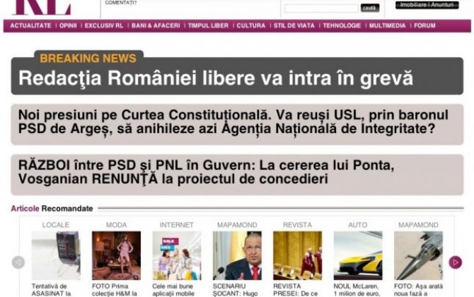 grevă românia liberă dece