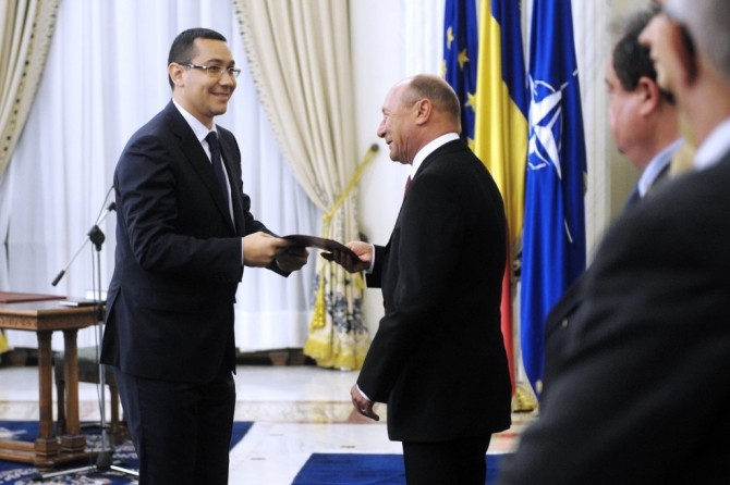 Victor Ponta, Traian Băsescu