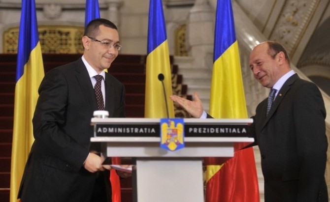 Victor Ponta și Traian Băsescu