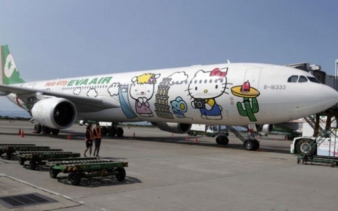 avion Hello Kitty