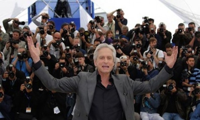 Michael Douglas ast Cannes