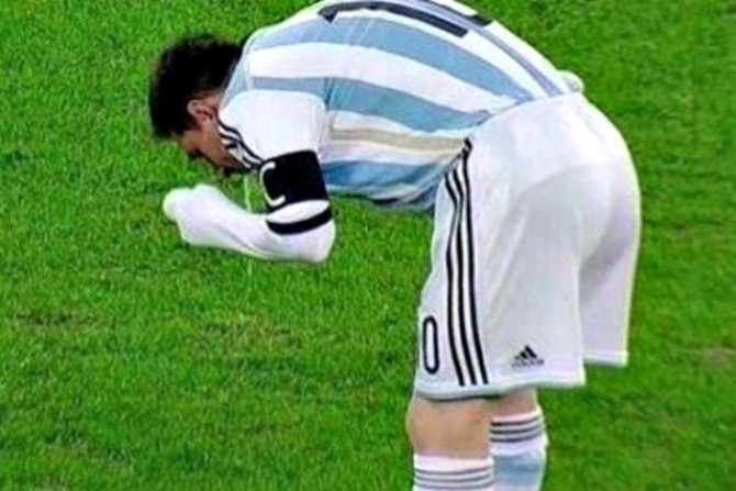 Messi vomita