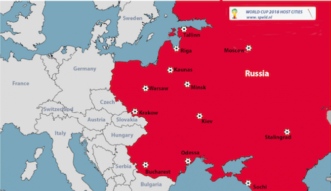 bucuresti, harta rusiei, campionatul mondial de fotbal 2018, farsa