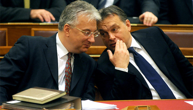 Premierul Viktor Orban și vicepremierul Zsolt Nemjen