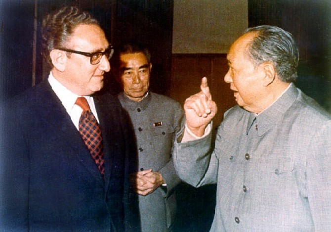 Henry Kissinger și Mao Zedong