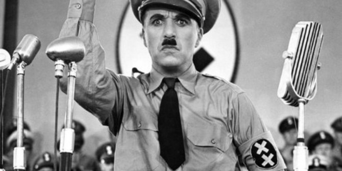 Dictatorul, anul 1940. Charlie Chaplin