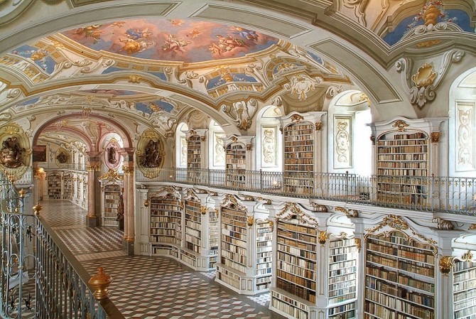 Biblioteca Mănăstirii Benedictine Admont, Austria