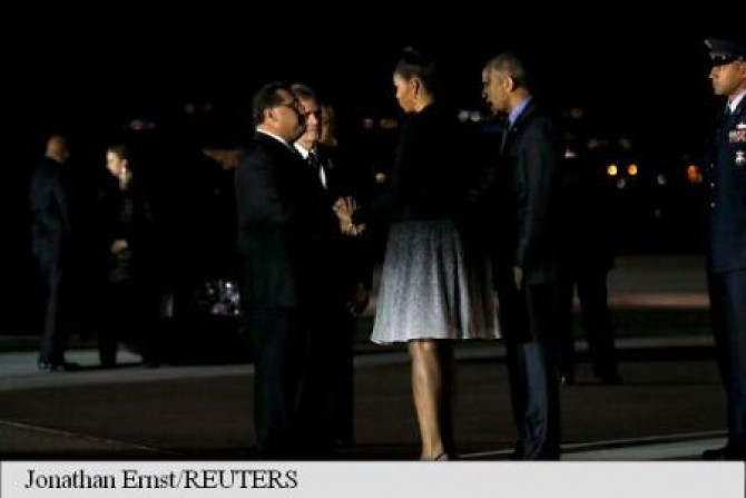 Barack și Michelle Obama la întâlnirea cu familiile celor decedați în masacrul din California