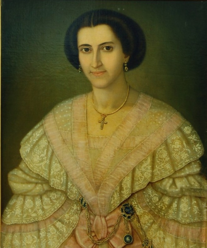Anton Chladek, Portretul Alexandrinei G. Manu