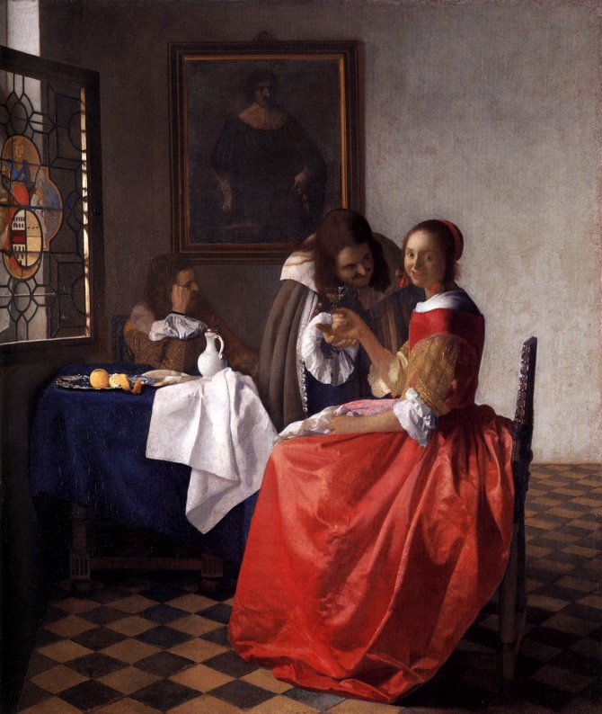 Johannes Vermeer, Scena galantă