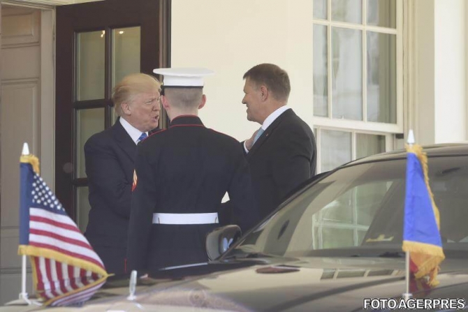 Klaus Iohannis, întâlnire cu Donald Trump