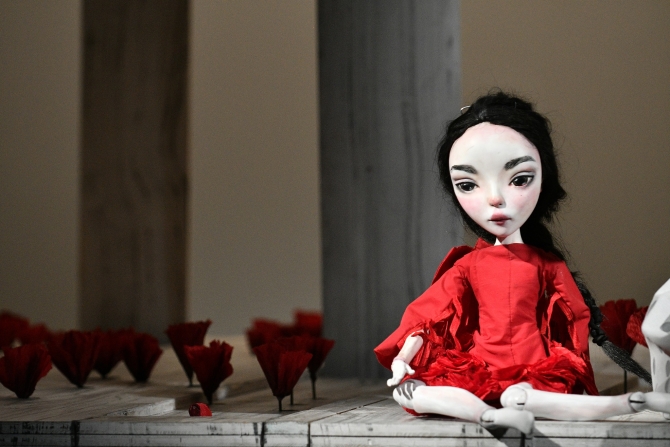 „Scufița Roșie”, repetiţii. Foto Dragoş Dumitru