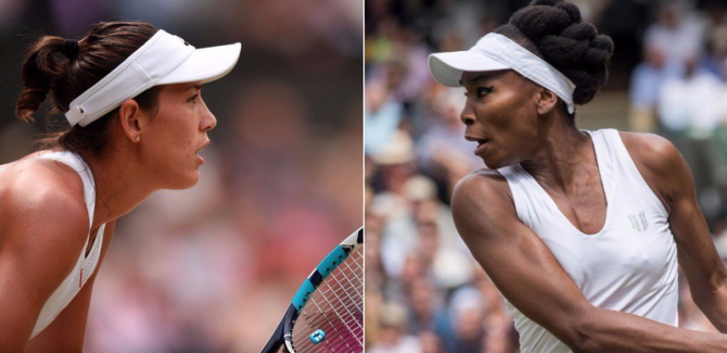 Garbine Muguruza vs Venus Williams Foto: Wimbledon.com