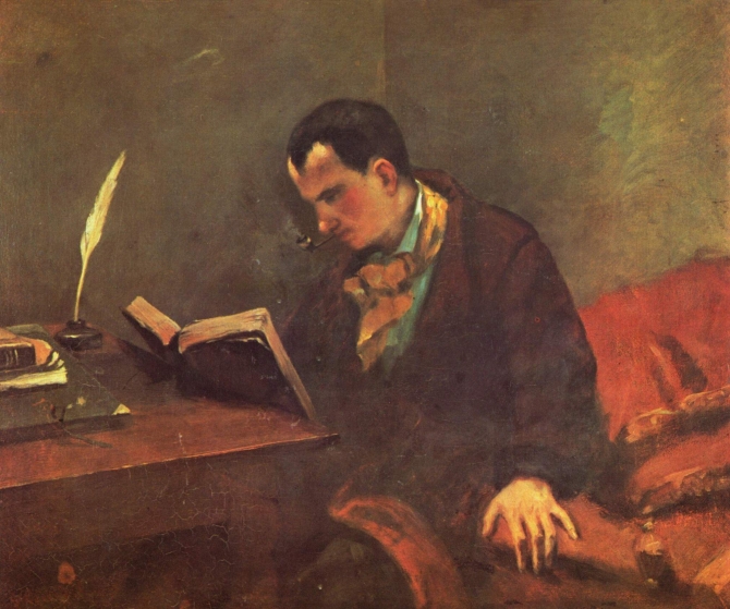 Gustave Courbet, Portretul lui Baudelaire