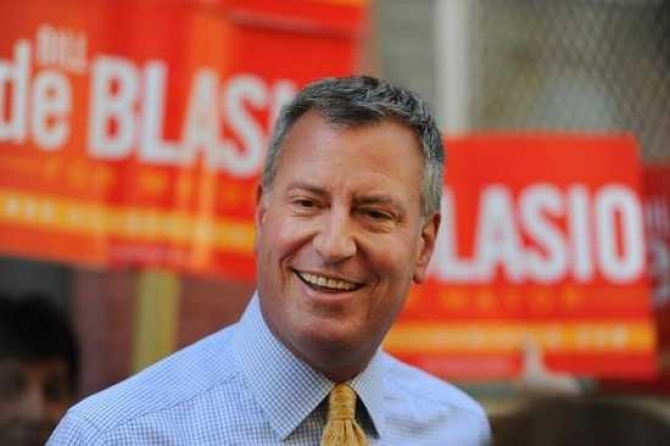 Primarul New York-ului, reales. foto: Twitter