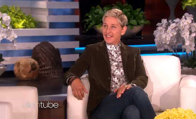 Ellen DeGeneres foto: captura video