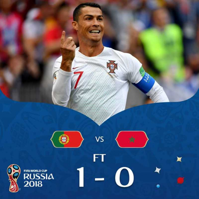 Portugalia - Maroc, @fifaworldcup / facebook