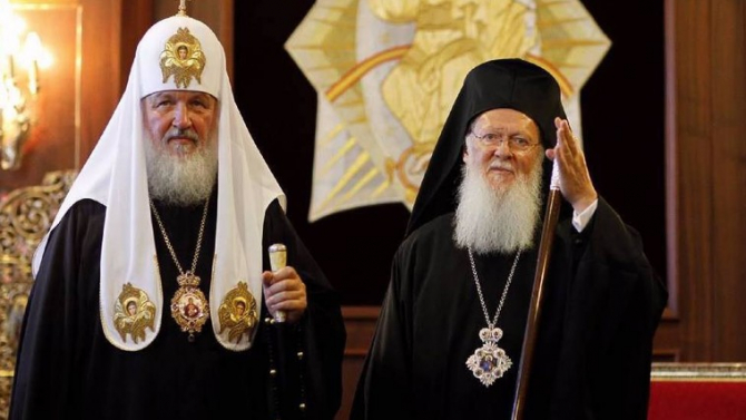 Kiril, Patriarhul Bisericii Ortodoxe Ruse și Bartolomeu, Patriarhul Constantinopolului