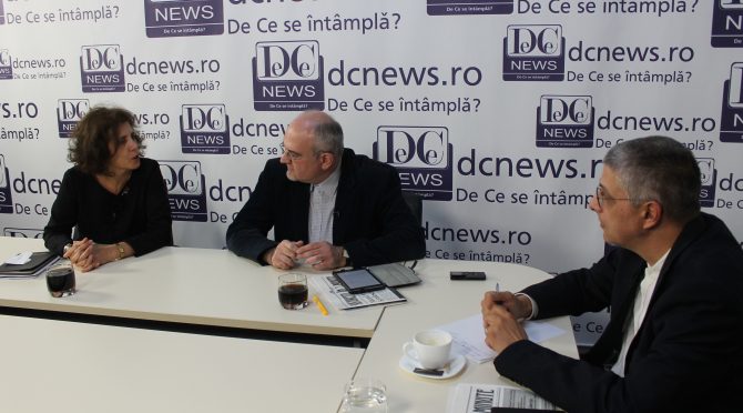 Lidia Trăușan și Octavian Buda, dezbatere la DCNews
