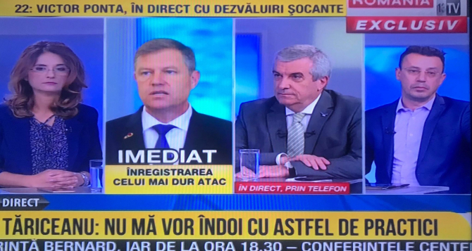 Tăriceanu, la România TV