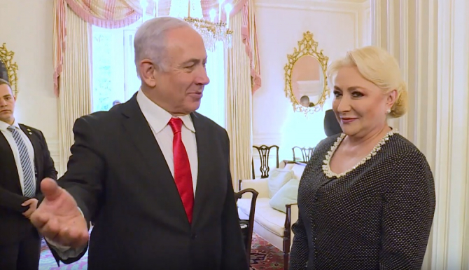 Dancila - Netanyahu, intalnire in SUA