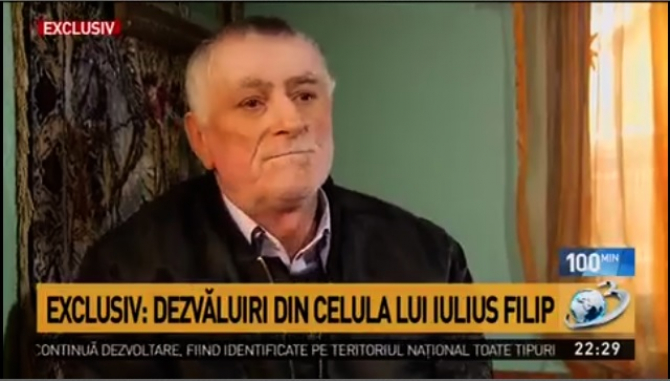 Florin Vlăsceanu, fost coleg de celulă la Penitenciarul Aiud cu deținutul Iulius Filip