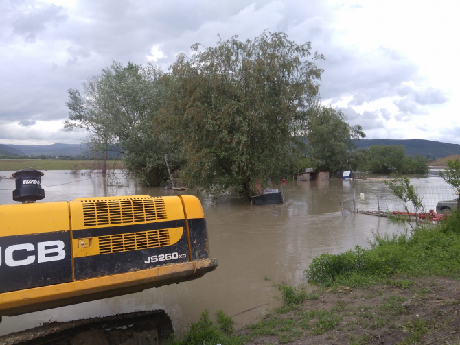 Inundații Cluj 2019. FOTO: ISU Cluj