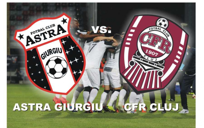 Astra - CFR Cluj rezultat | Meci decisiv pentru clujeni