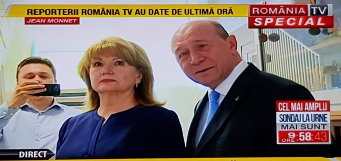 Traian Băsescu, la vot