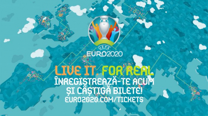 Euro 2020 - Concurs UEFA, bilete la meciul de deschidere și la finală. foto: FRF