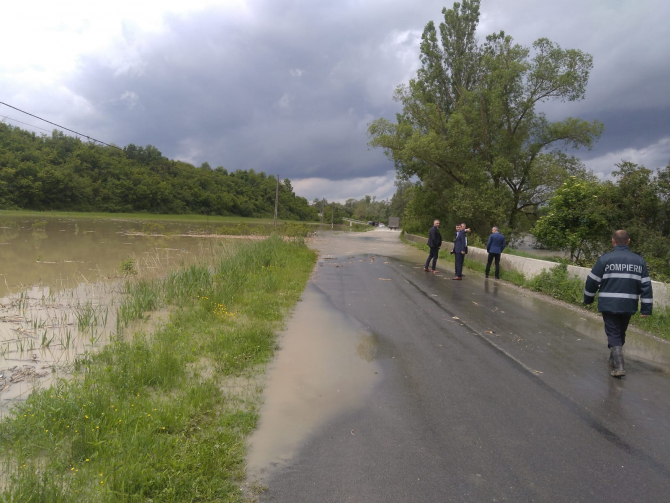 Inundații Cluj 2019. FOTO: ISU Cluj