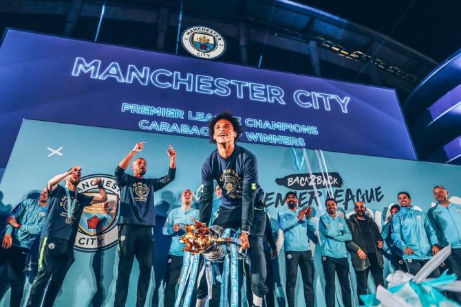 Manchester City, campioană. foto: @mancity - FB