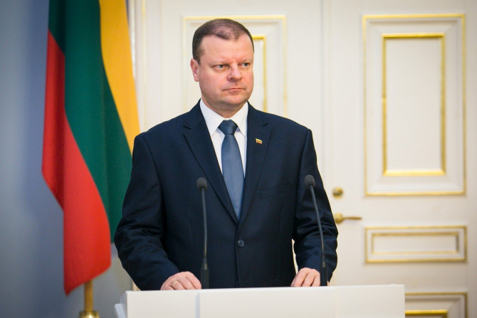 Premierul Lituaniei Saulius-Skvernelis