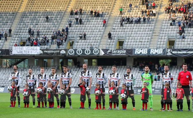 Speranțe pentru promovare după meciul Universitatea Cluj - Sportul Snagov. foto: @FCUCluj - FB