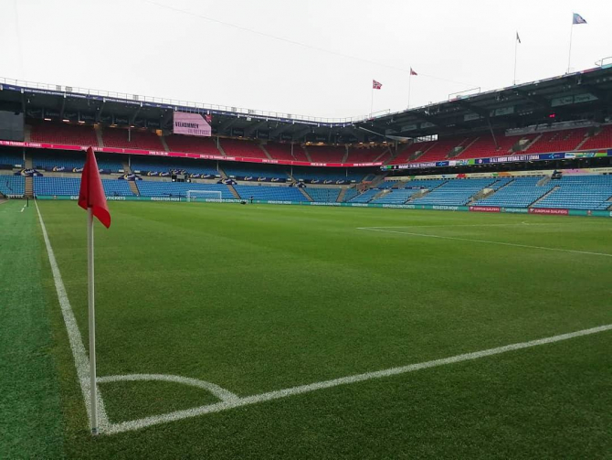 Stadion Oslo - Norvegia - Romania