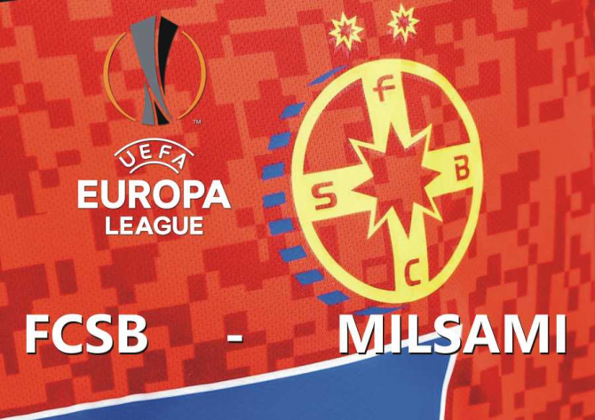 Europa League: Milsami Orhei - FCSB, rezultat Live text