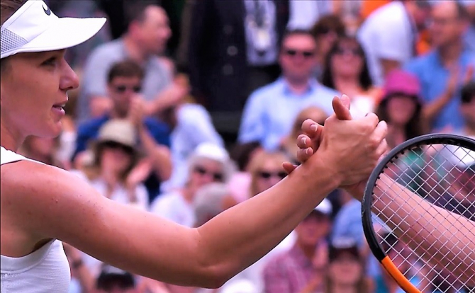 Simona Halep va prezenta trofeul de la Wimbledon, pe Arena Naţională