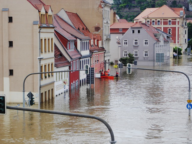 Inundații. Foto cu caracter ilustrativ