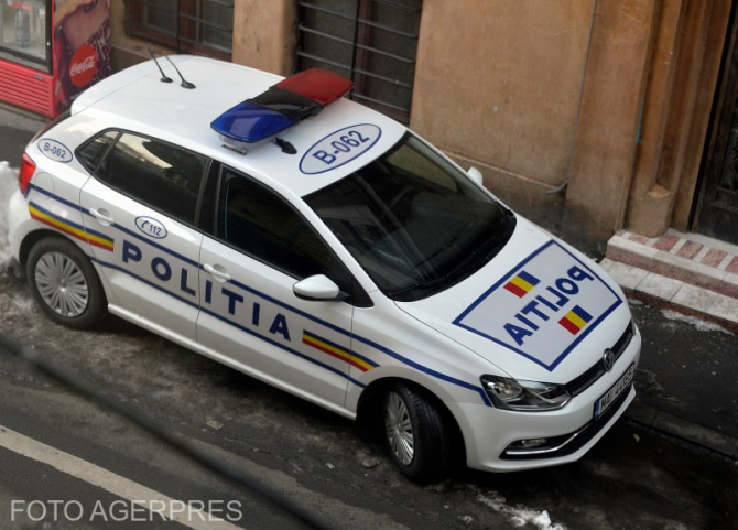 Mașină Poliție. FOTO AGERPRES