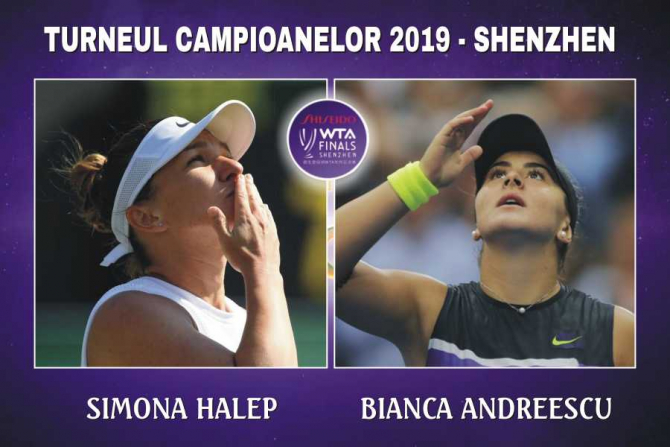 Simona Halep - Bianca Andreescu rezultat Turneul Campioanelor 2019