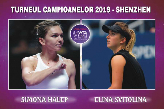 Simona Halep - Elina Svitolina rezultat Turneul Campioanelor 2019