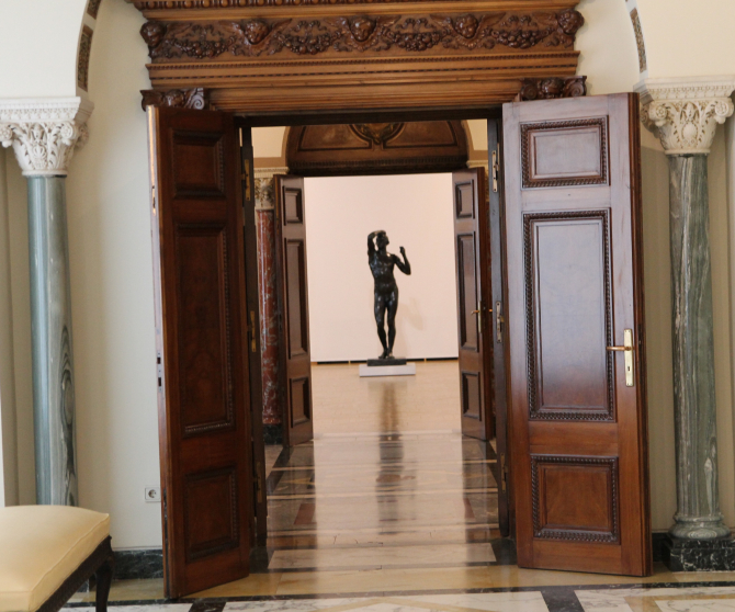 Spre sala în care se află capodopera  Foto: Crișan Andreescu prin amabilitatea MNAR