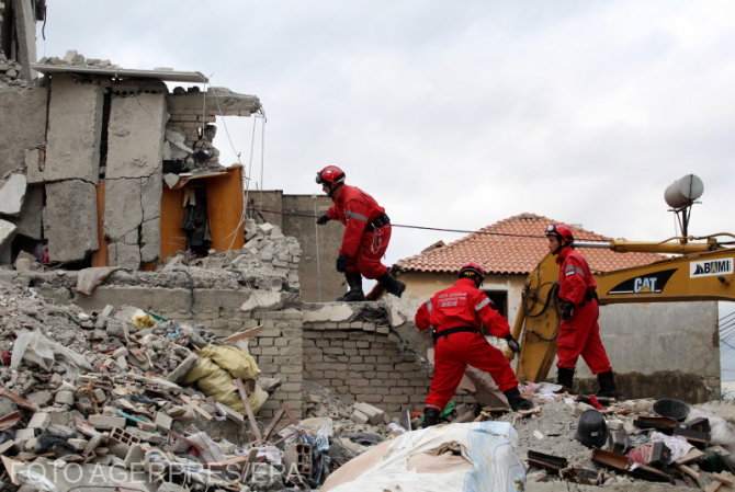 Cutremur în Albania. Foto: Agerpres