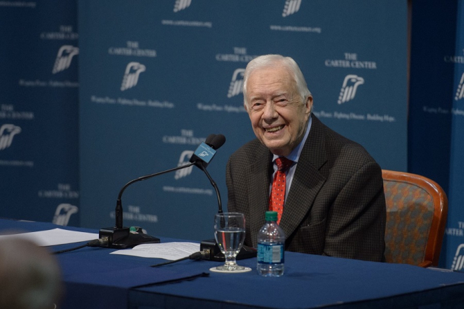 Fostul președinte american Jimmy Carter. foto: @cartercenter - FB