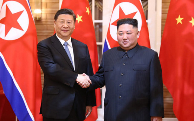 Kim Jong Un, 'salut călduros' şefului statului chinez