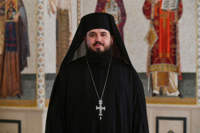 Preasfințitului Părinte Arhiereu-Vicar Atanasie de Bogdania (Rusnac Tudor)  Foto: Basilica